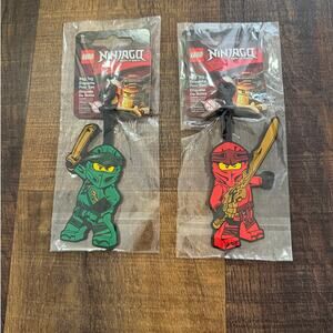 LEGO Ninjago Bag Tag Set of 2 – Lloyd & Kai Minifigure Luggage Tags
